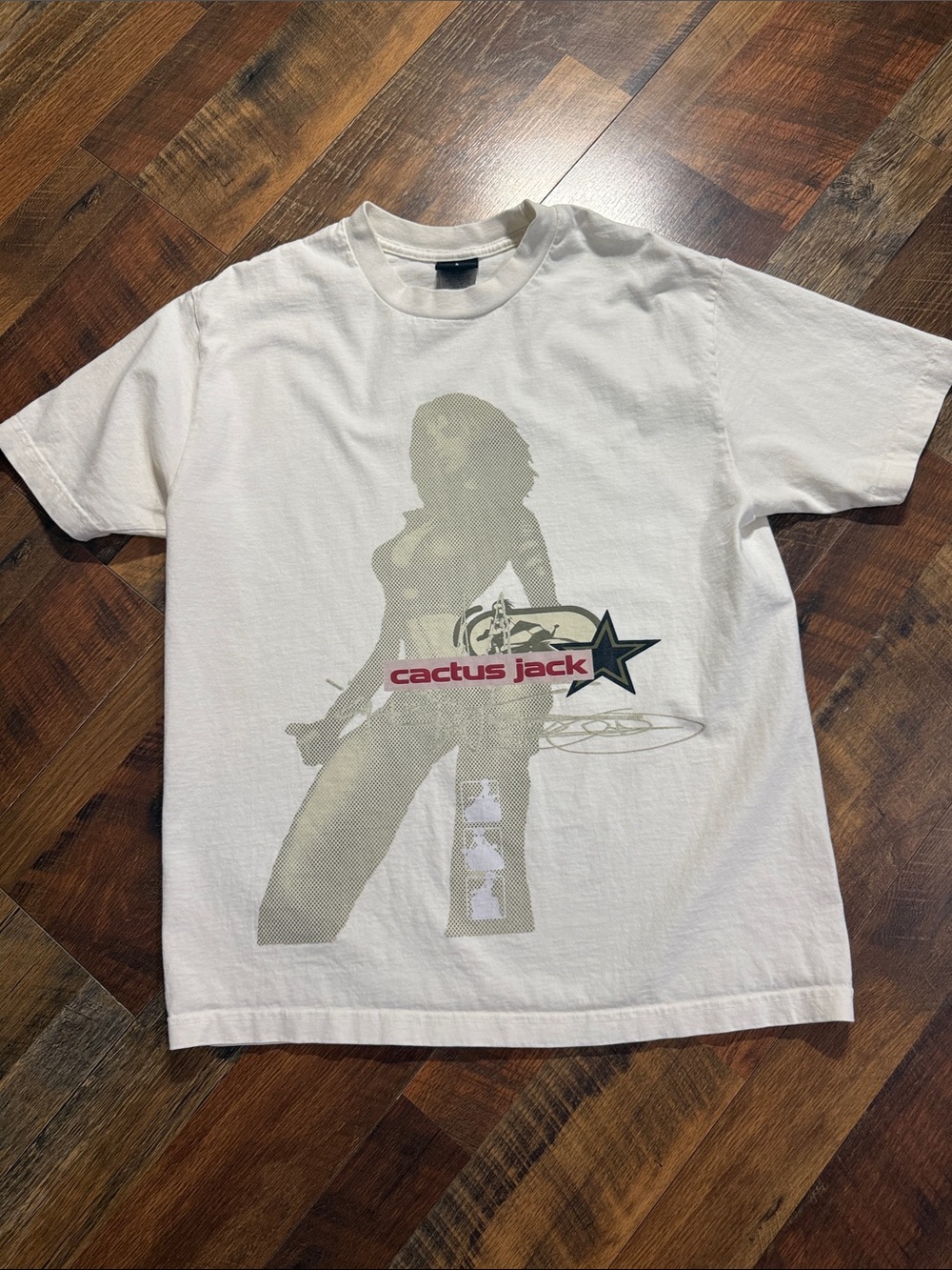 🔥 Travis Scott Cactus Jack "Digital Girl" Tee - Off-White Medium